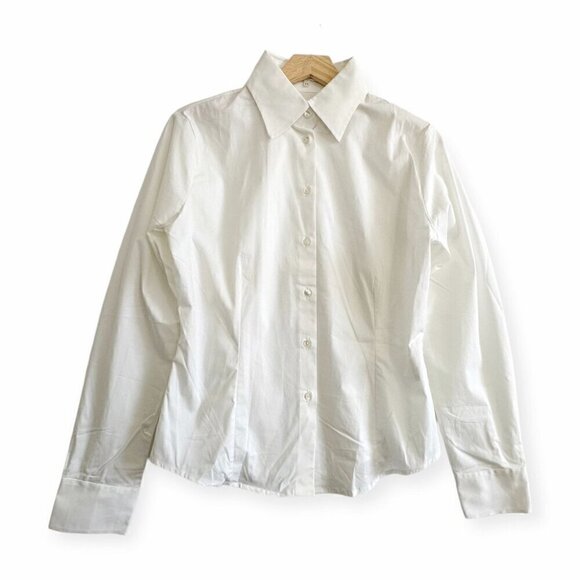 NaraCamicie white Cotton Shirt, Size 4 (of 1-5, L)‎ - Picture 1 of 10